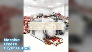 Pengering Beku Industri Batch 100kg