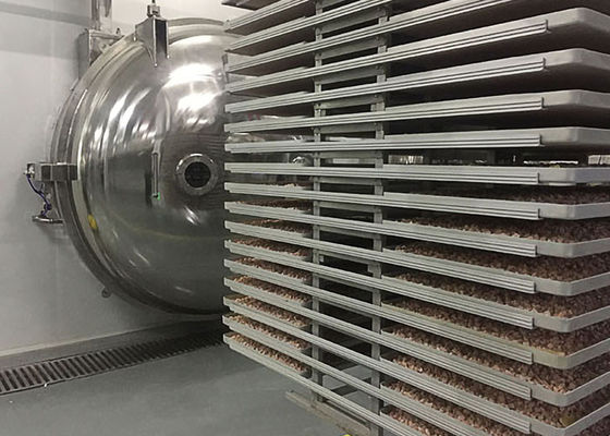 Mesin pengering beku vakum kontrol PLC dengan kondensor -40 °C