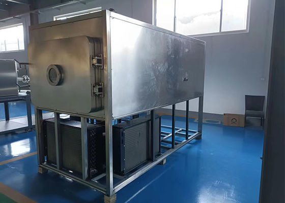 -40C-80C Makanan Vacuum Freeze Dryer 500kg / Batch Pemanasan Listrik