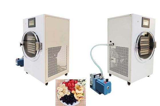 PLC Control 6-8Kg Rumah Makanan Freeze Dryer 20-24 Jam siklus kering