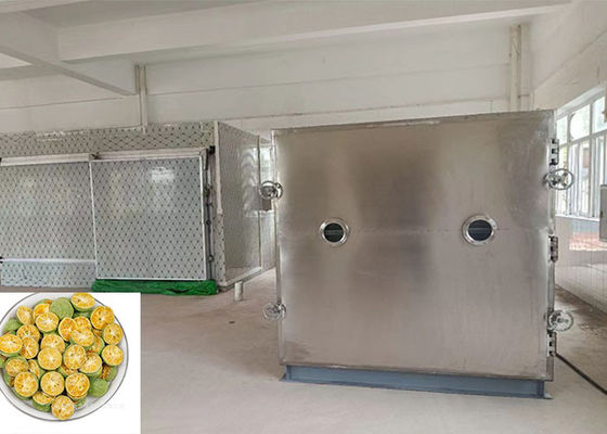 100Kg Makanan Sayuran Freeze Dryer  Unit Pendingin Aktif