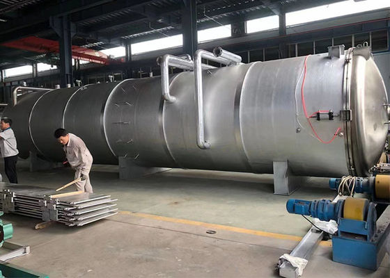 Air Cooling Vacuum Food Dryer 100kg/Batch Sistem pendingin Bitzer
