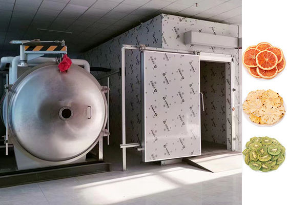 Mesin pengering beku vakum stainless steel 200 KG / batch