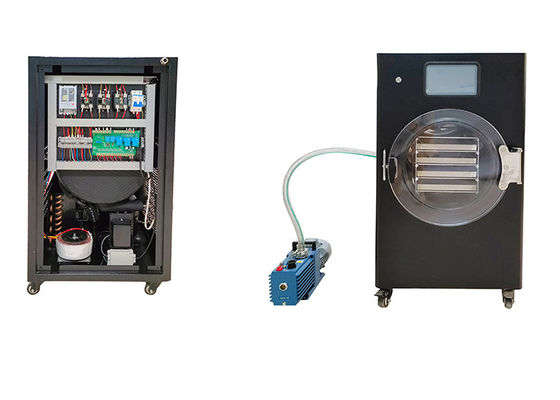 18~24 jam pengeringan mini freeze dryer mesin kontrol PLC