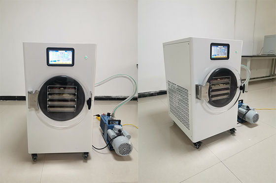 Professional LCD Touch Screen Mini Freeze Dryer Jenis Cascade