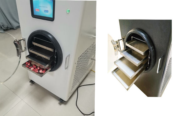 Sistem pendingin Bitzer yang kuat Mini Freeze Vacuum Dryer