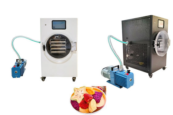 Kontrol PLC 10Kg Rumah Freeze Dryer Rentang Suhu Menengah -50C Untuk 50C