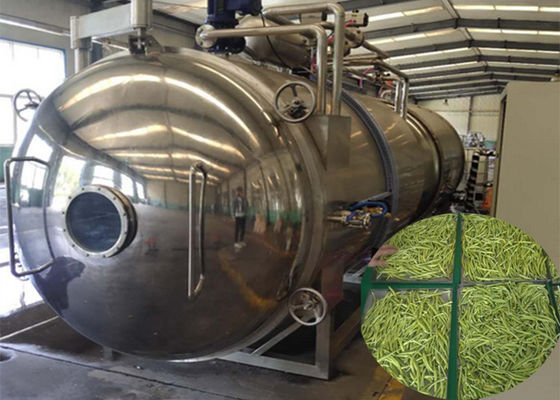 Makanan Farmasi Tinggi Freeze Dryer 100L Air Cooling