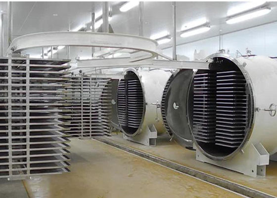 PLC Control Freeze Dryer Industri Farmasi 500Kg/Lot