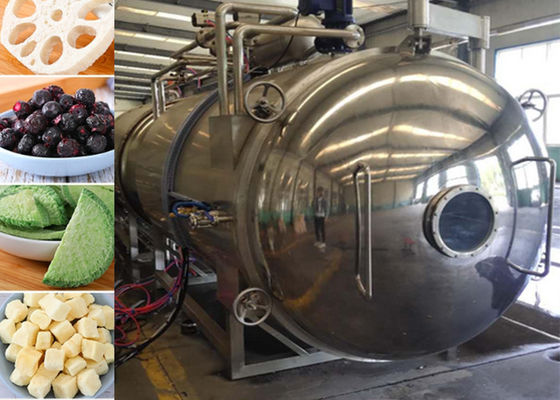 100KG Sayuran vakum Industri Makanan Freeze Dryer