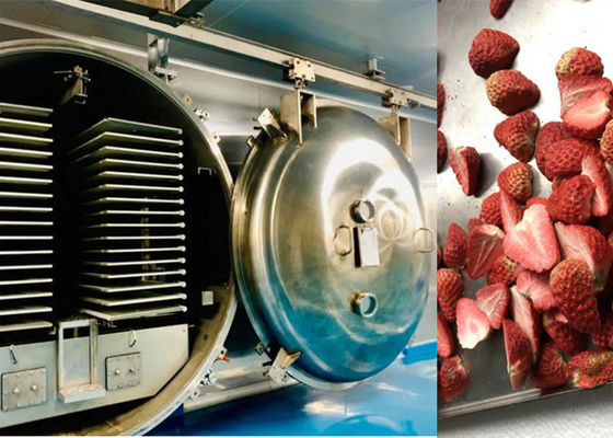 Komersial Makanan Sayuran Freeze Dryer Air cooling