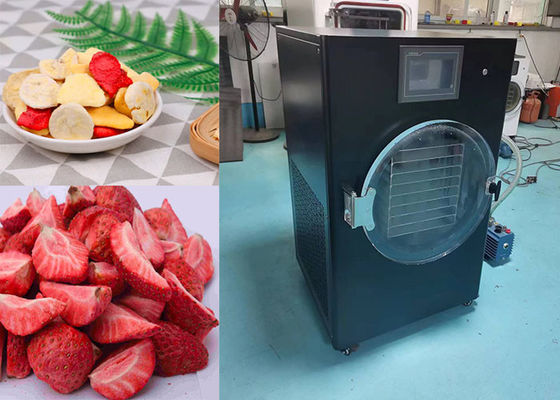 4Kg 6Kg 10Kg Kompak PLC Dikendalikan Mini Freeze Dry Machine