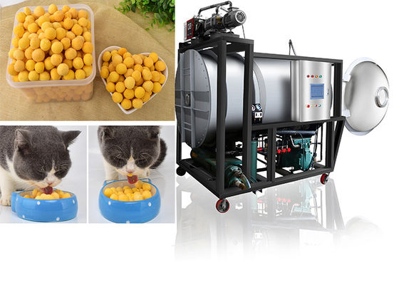 400kg Kapasitas Industri Mesin Freeze Dryer Bitzer Pendinginan