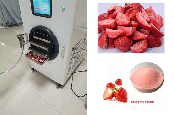 6kg Mini Freeze Dryer PLC Control Pemanasan Listrik