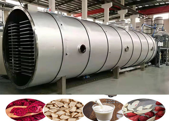 Pengendali PLC Pengering beku vakum makanan besar 500 Kg/Lot