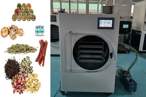 Kompak Mini Freeze Dryer Rumah Dengan Kontrol PLC Dan Kapasitas Serbaguna