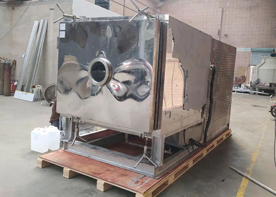 100Kg Makanan Vacuum Freeze Dryer Air pendingin Kamar vakum