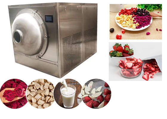Pemanasan listrik Sayuran makanan dehidrasi Freeze Dryer 300Kg / Batch
