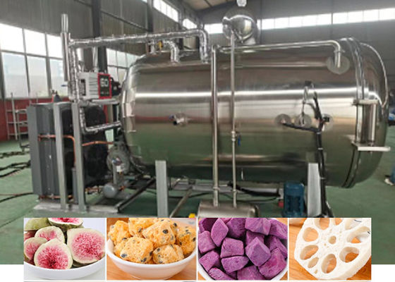 304 Baja tahan karat Vacuum Freeze Dry Fruit Machine 100KG