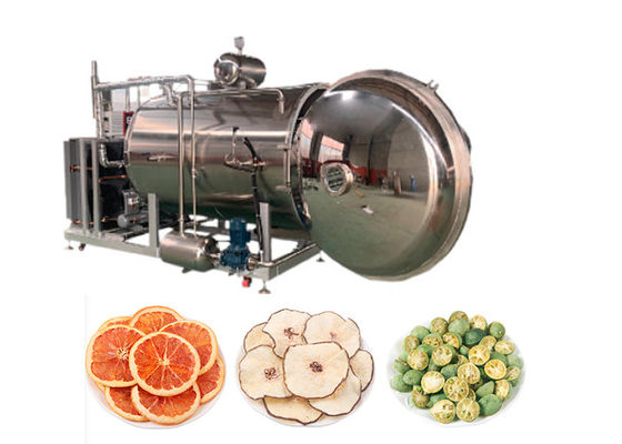 25KW Listrik Pemanasan Makanan Freeze Dryer Kontrol PLC