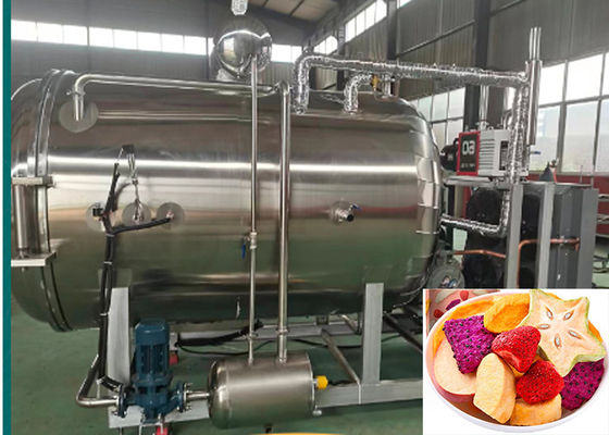 50KG vakum beku mesin buah kering pendingin udara