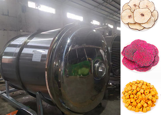 Mesin pengering beku vakum besar 300kg dengan operasi otomatis