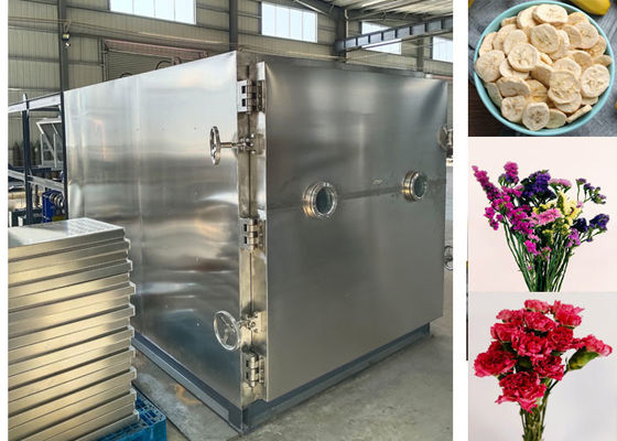 Makanan Permen Susu Vacuum Freeze Dryer Leybold Unit pendingin Efisien