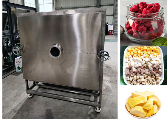 100 kg/serangkaian Mesin beku buah kering Peralatan Lyophilizer