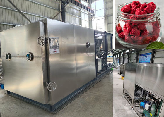 30 ~ 35kg Kapasitas Mesin Freeze Dryer Dengan Kontrol PLC