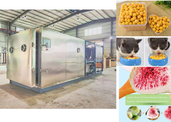 Mesin pengering beku vakum desain kompak Lyophilizer Dryer