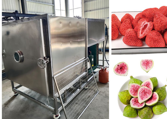 300kg/Lot Makanan Besar Pengering beku vakum dikendalikan PLC