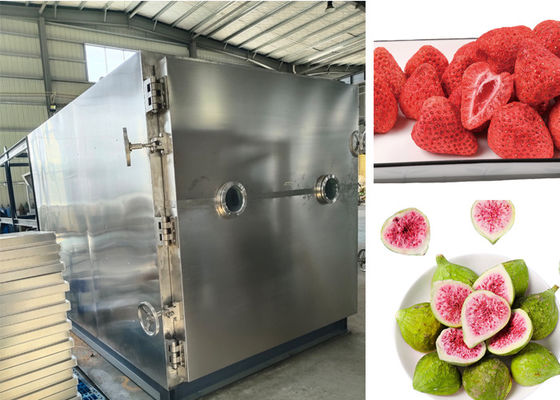 Pengering beku vakum makanan besar 300kg/batch Pengeringan dengan liofilizer