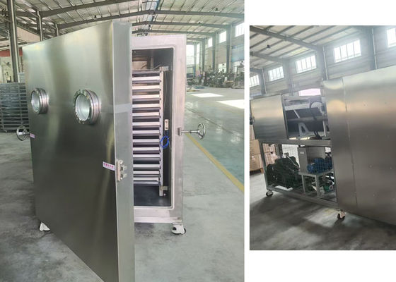 Mesin pengering beku kontrol PLC cerdas dengan unit pendingin