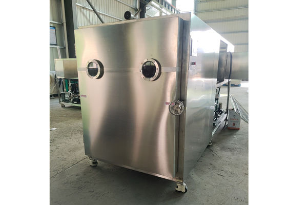 200kg/batch Kapasitas Makanan Vacuum Freeze Dryer 65KW PLC Control