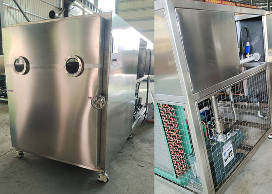 200kg Kapasitas Vacuum Freeze Dryer Makanan dengan ≤10Pa Vacuum Degree