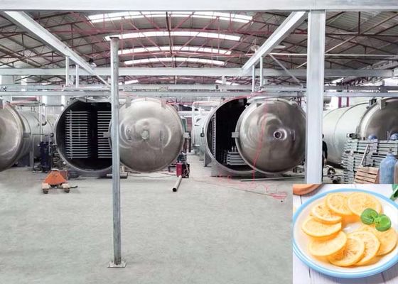 1000Kg Kapasitas Industri Otomatis Freeze Dryer Untuk Aplikasi Makanan