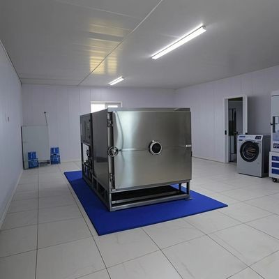 200 Kg/Lot Pangan Vacuum Freeze Dryer Dengan  Refrigeration Unit
