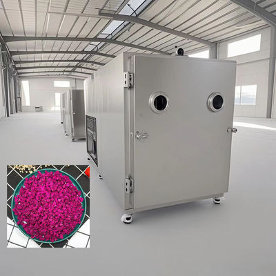 Air-dingin Makanan Vacuum Freeze Dryer Pendinginan Efisiensi Tinggi 100 Kg / Batch