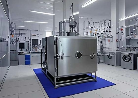 Makanan Vacuum Freeze Dryer Lyophilizer komersial untuk pengawetan makanan