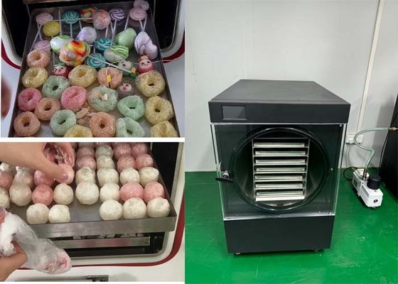 Freeze Dry Candy Machine Sistem pendinginan ganda 110V / 220V Tegangan