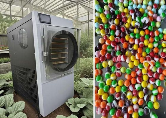Candy Ice Cream 5 Tray Home Freeze Dryer Mesin Model Baja Berkualitas