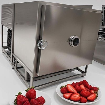 Mesin Lyophilizer Buah Makanan Industri Vacuum Freeze Dryer Strawberry Pisang