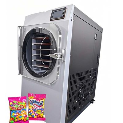 Heavy Duty Candy Freeze Dryer Mesin Freeze Dryer Kecil Untuk Permen Dengan Ruang Baja Berkualitas Tinggi