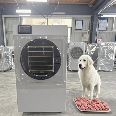 6-8Kg Medium Home Freeze Dryer Made Of SUS304 Stainless Steel Dengan Sistem Kontrol PLC