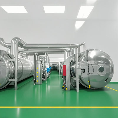 Industri Makanan Freeze Dryer 500kg Batch Komersial Dehidrasi Mesin