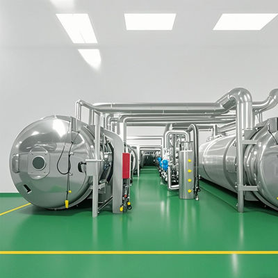 Heavy Duty Freeze Dryer 1000kg Lyophilizer Berkualitas Komersial Untuk Daging / Buah