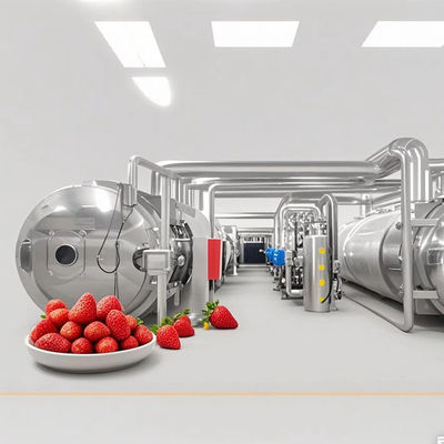 Komersial Skala Freeze Dryer 1000kg Kontrol Otomatis untuk Volume Tinggi