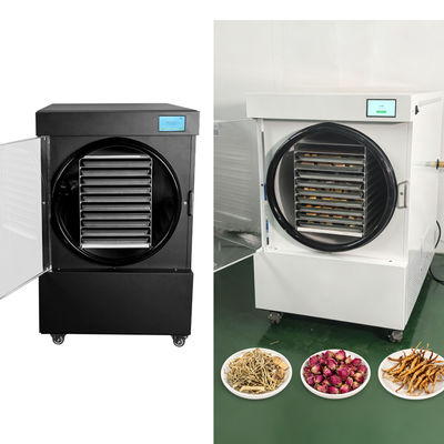 Home Freeze Dryer dengan 24-30 Jam Freeze Dry Cycle dan Dua Tahap Baosi Vacuum Pump 1100*1000*1180mm