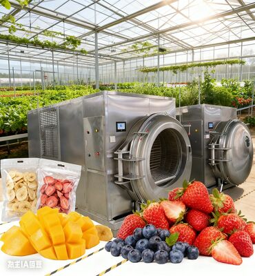 Model Besar Harvest Right: Pengering Beku Kelas Industri. Awetkan Hasil Panen & Daging dalam Jumlah Besar secara Efisien. Bangun Bisnis yang Berkembang