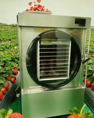 Kontrol PLC 10Kg Rumah Freeze Dryer -50C Untuk 50C Rentang suhu